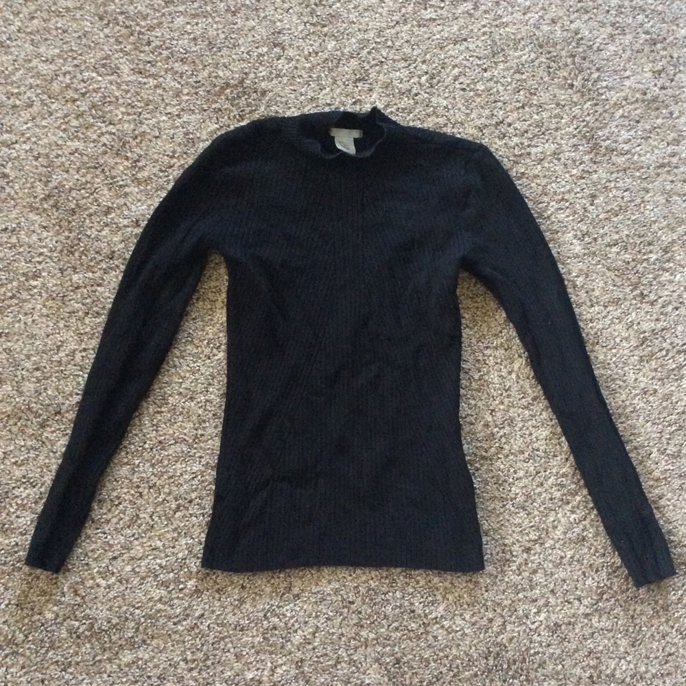 H&M Ribbed Turtleneck Sweater